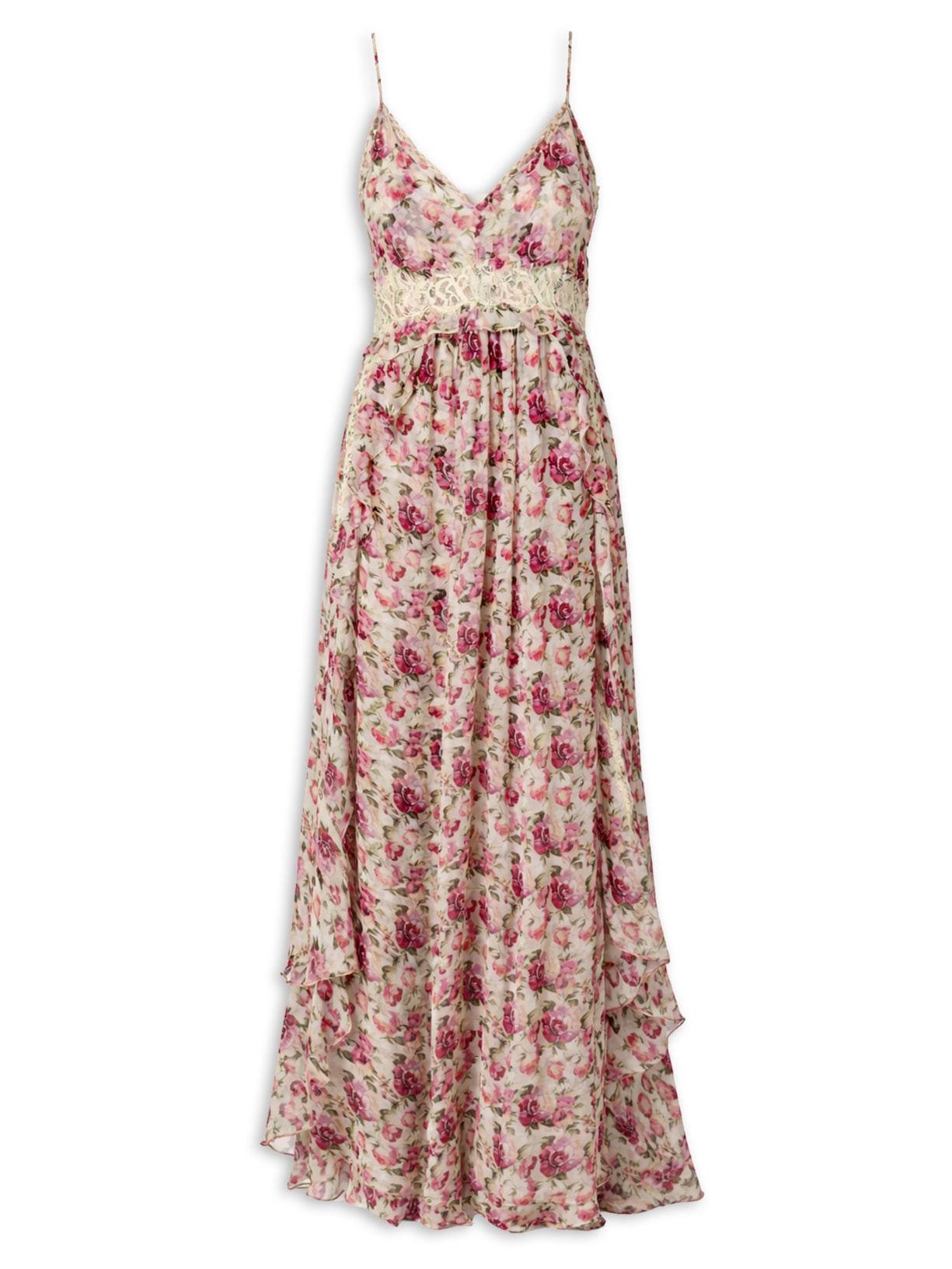 Vestido English Roses I26 - Rosa