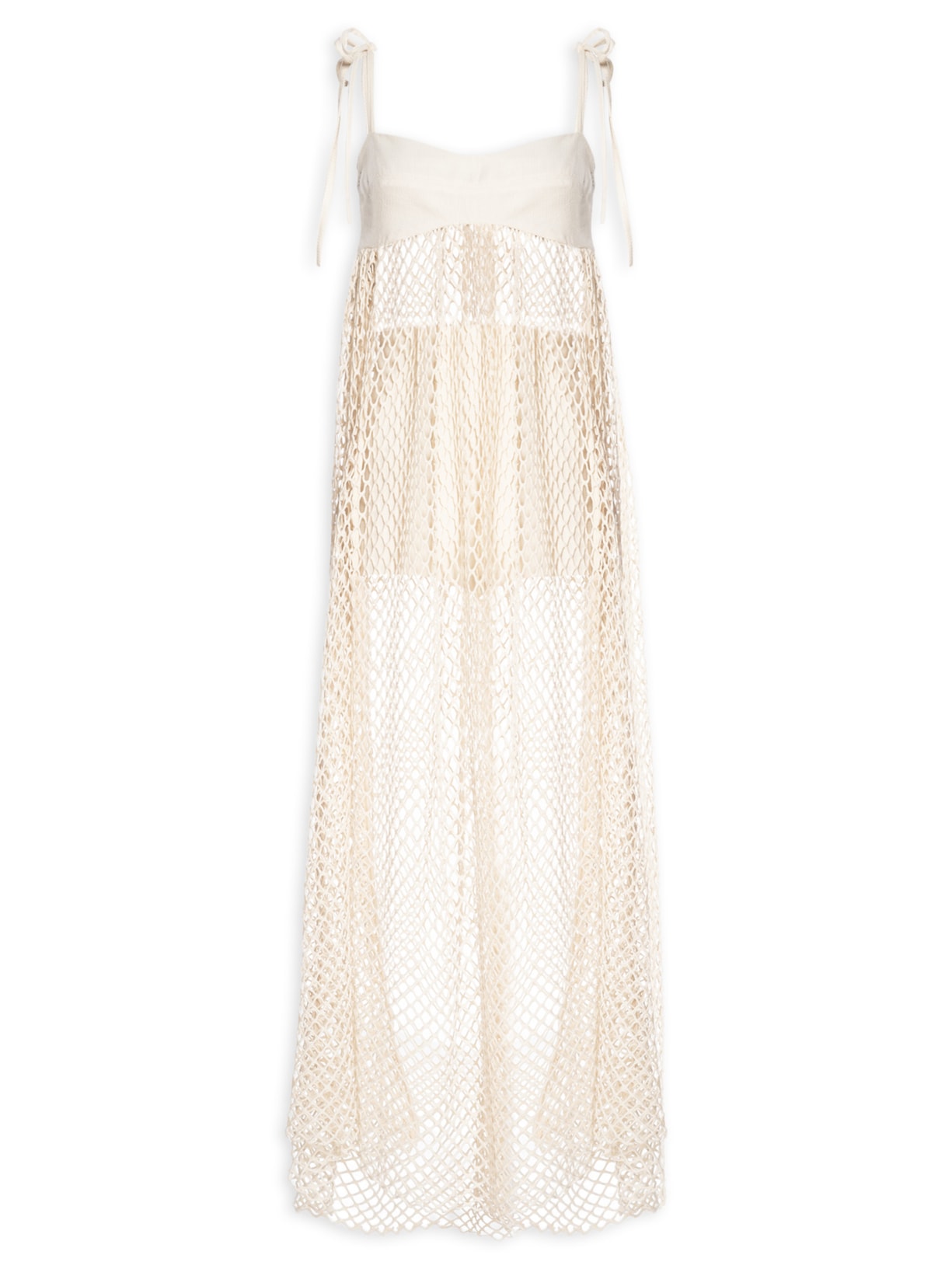 Vestido Entrelaço - Off White