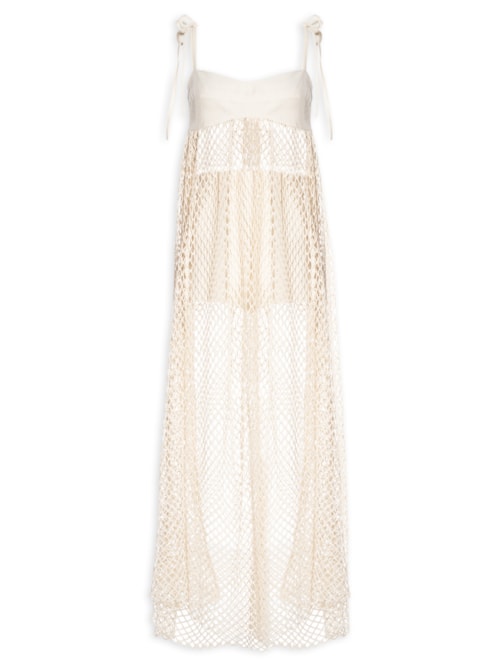 Vestido Entrelaço - Off White