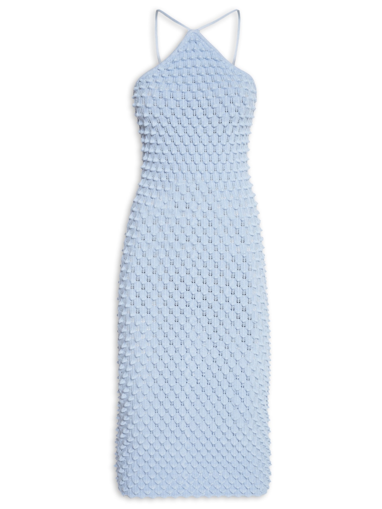 Vestido Escama - Azul