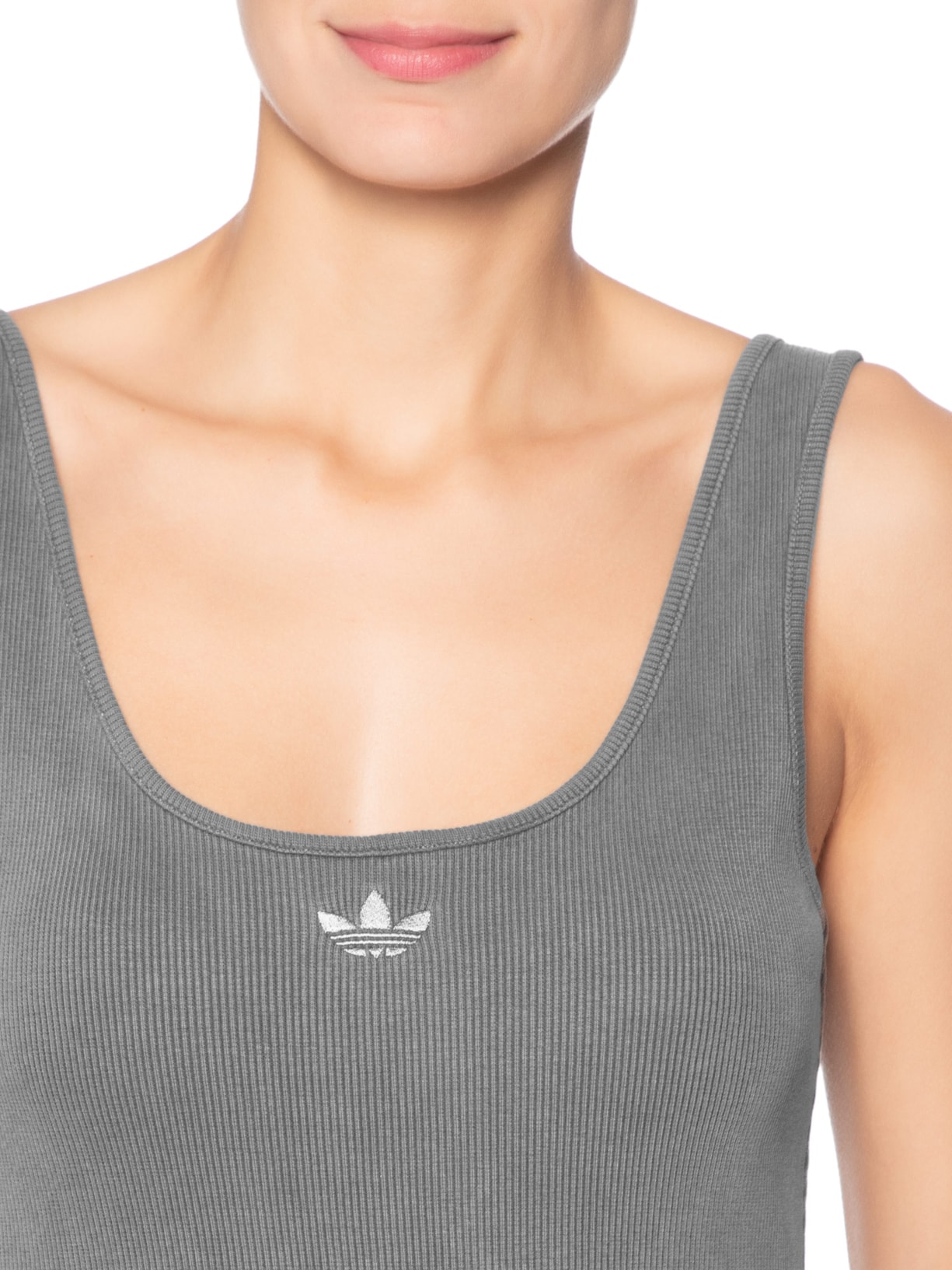 Vestido Essentials Rib Preto Adidas Originals