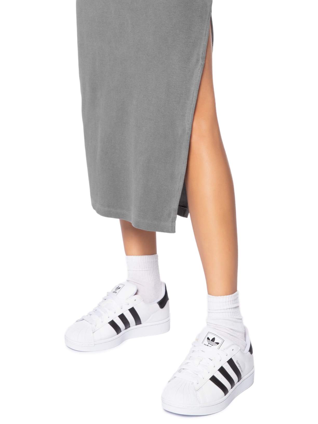 Vestido Essentials Rib Preto Adidas Originals