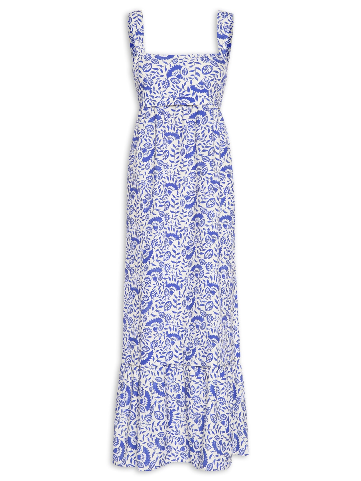 Vestido Estampa Areal - Azul