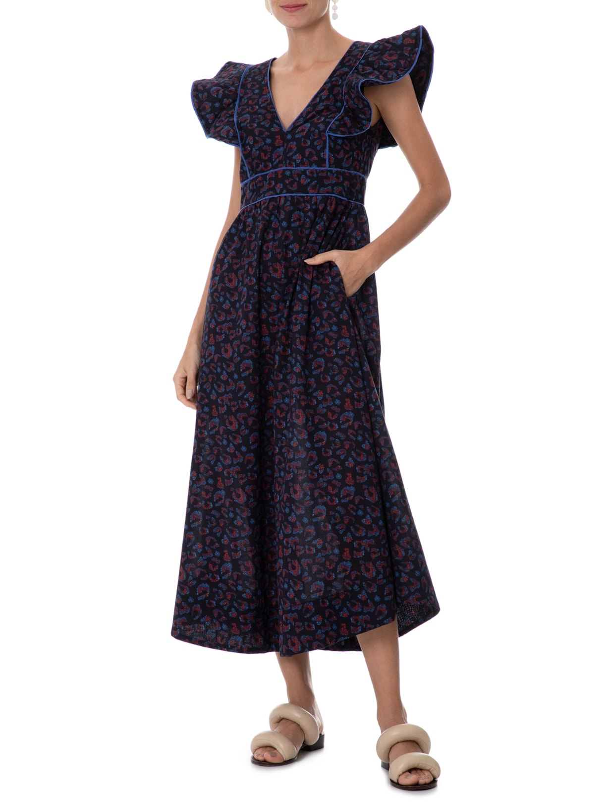 Vestido Estampa Iconic Preto Valônia Véras
