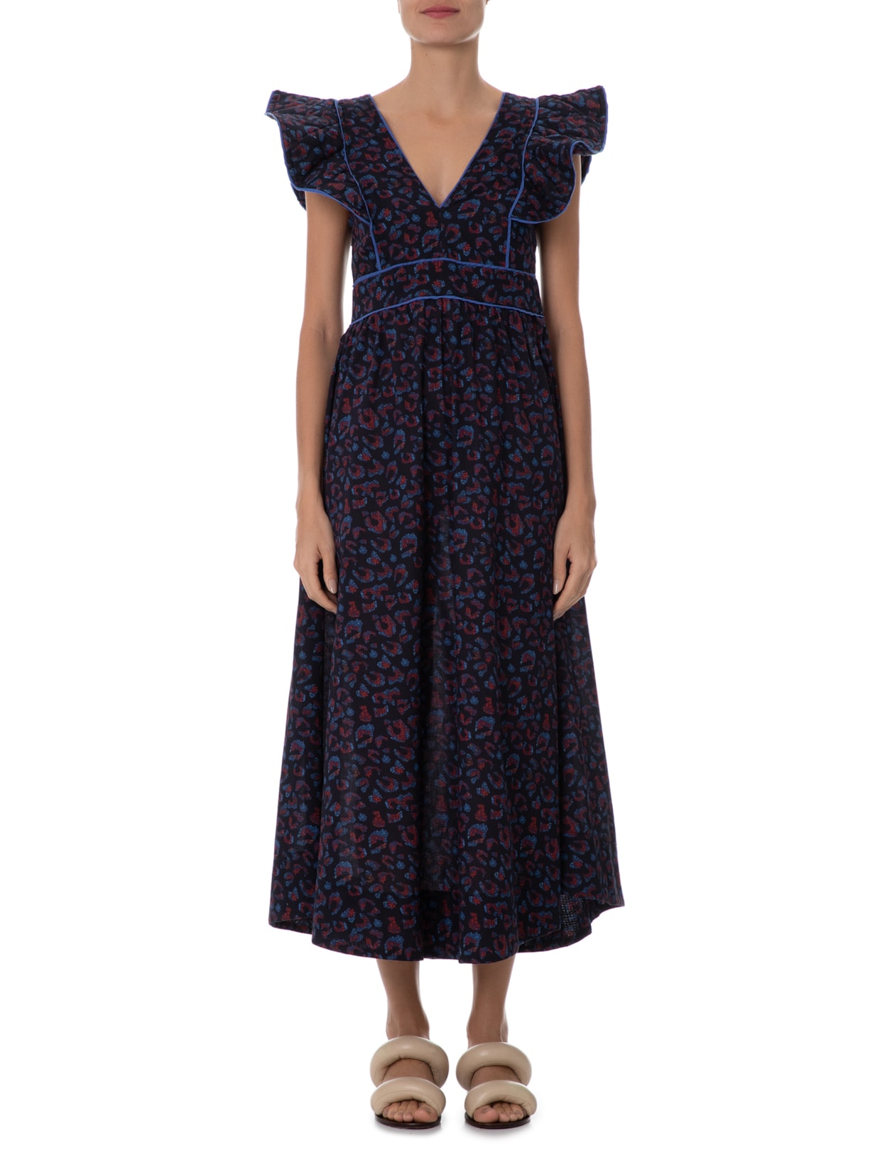 Vestido Estampa Iconic Preto Valônia Véras