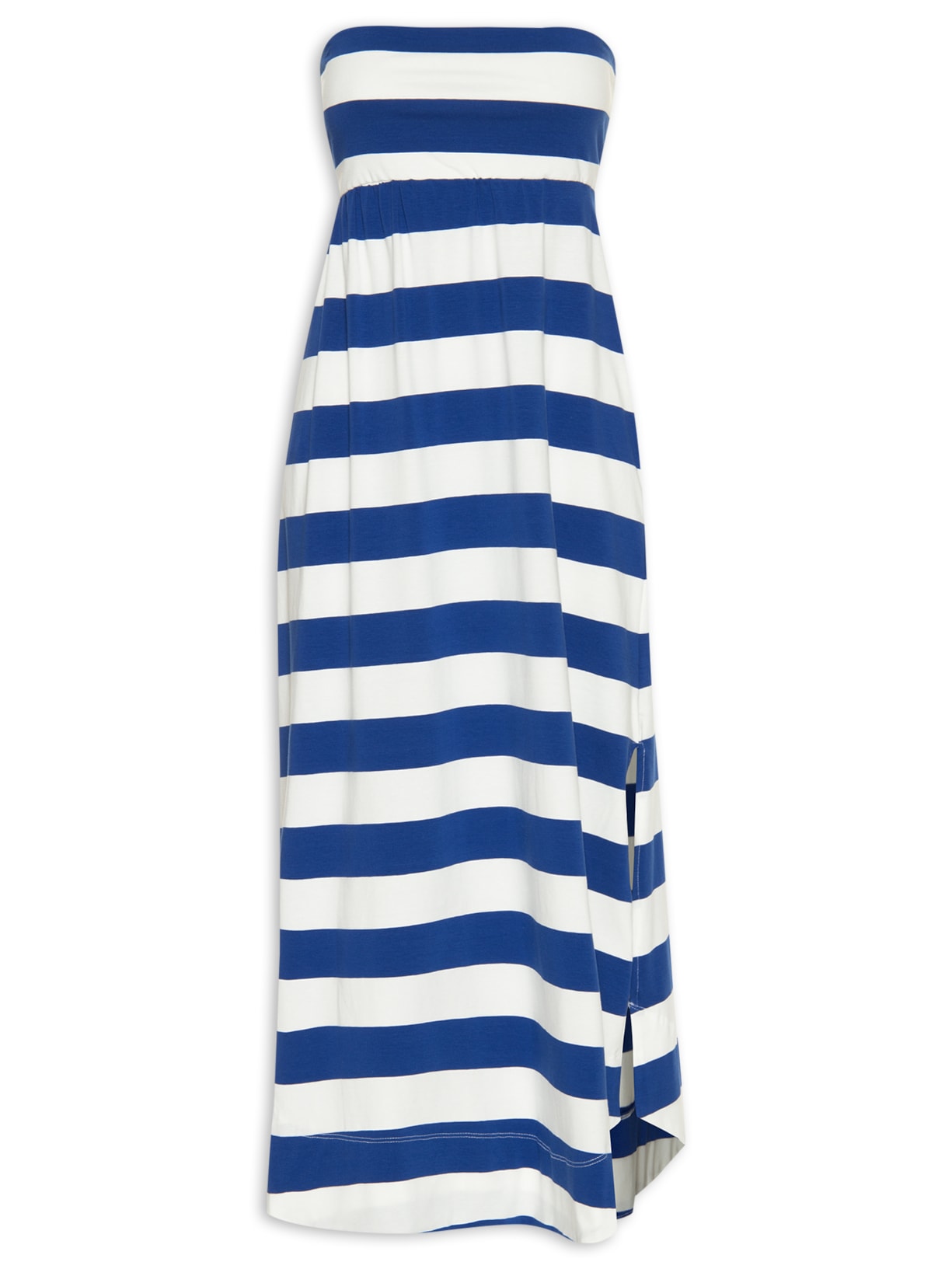 Vestido Estampa Listra - Azul