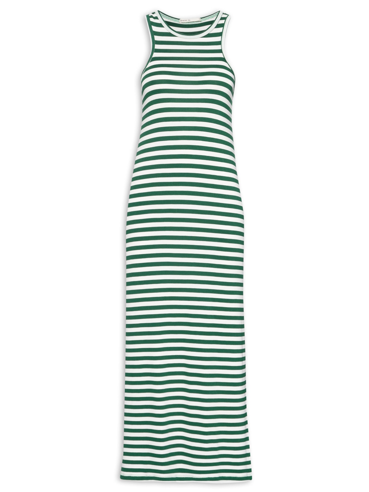 Vestido Estampa Listra - Verde