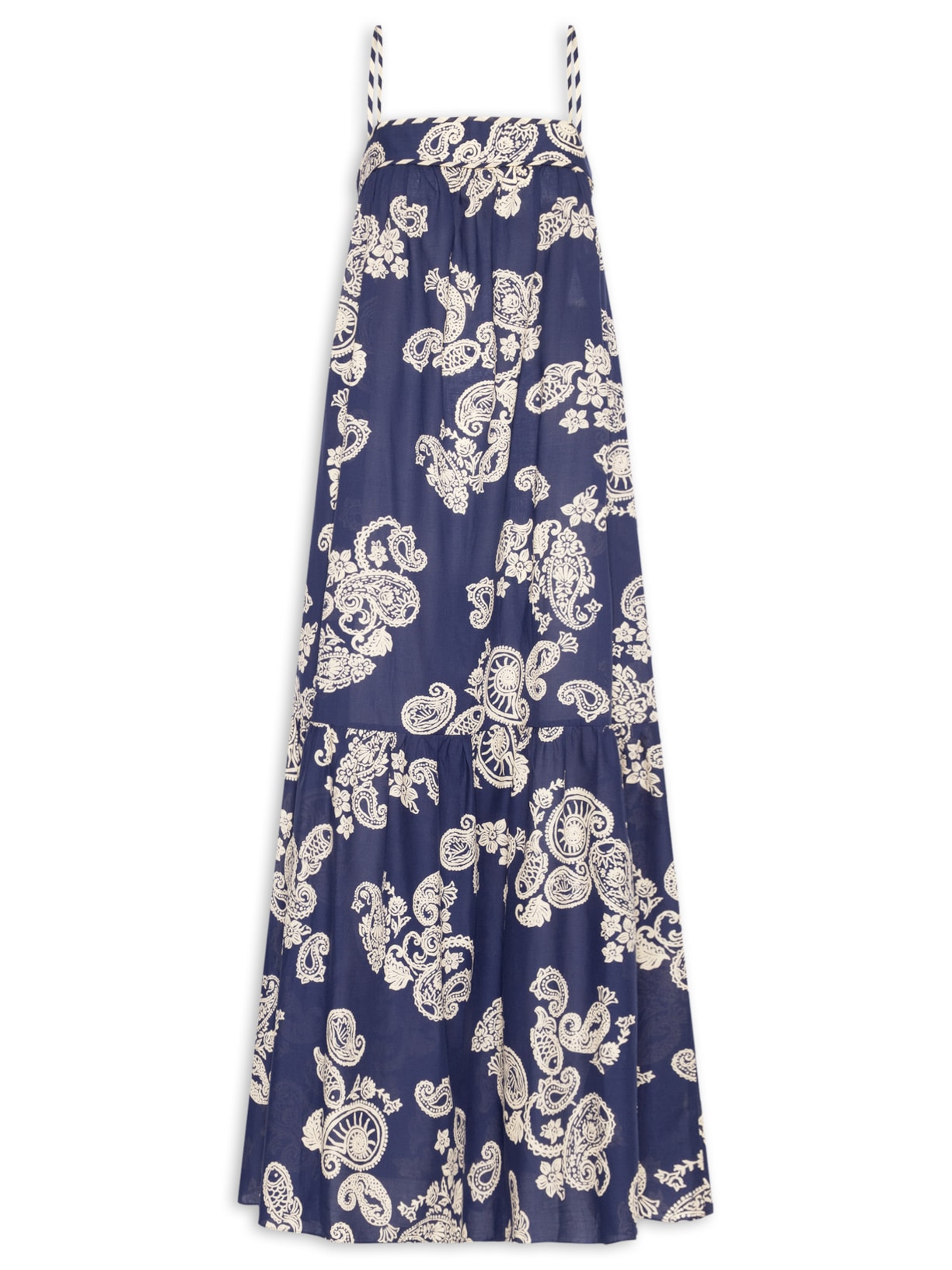 Vestido Estampa Marinha Mix – Azul Dress To