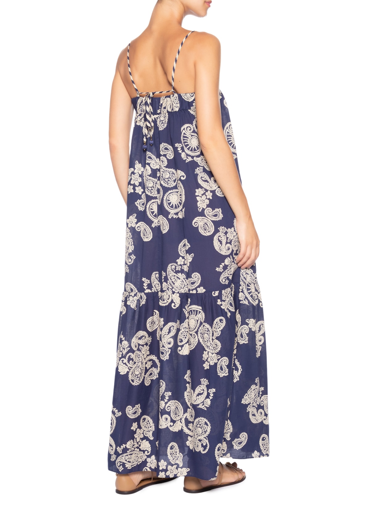 Vestido Estampa Marinha Mix – Azul Dress To