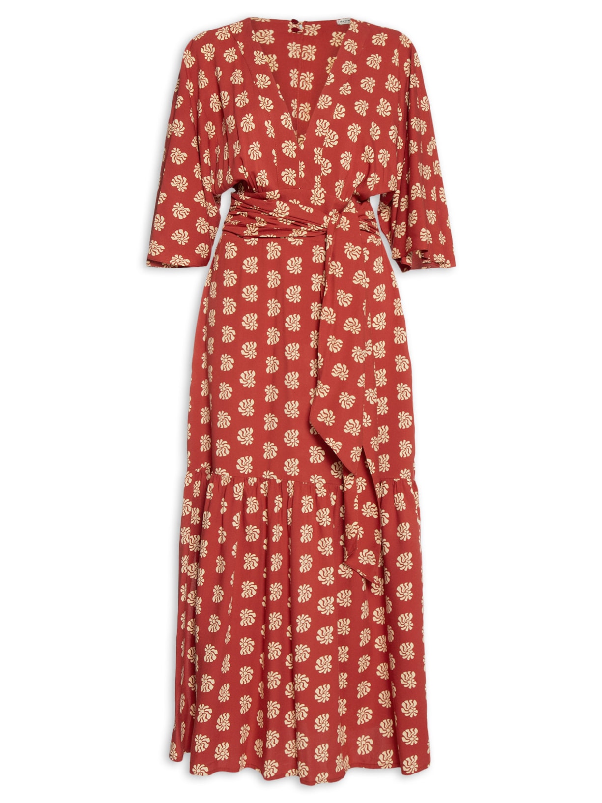 Vestido Estampa Marisco Vermelho Dress To