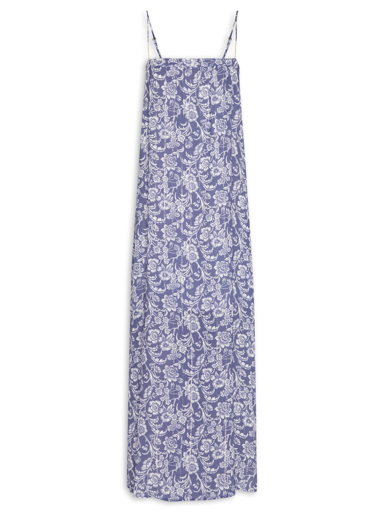 Vestido Estampa Sicilia - Azul