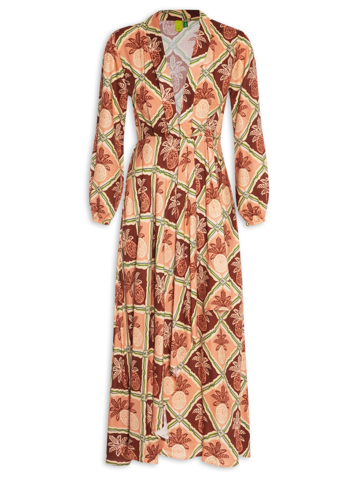 Vestido Estampada Joinha - Rosa