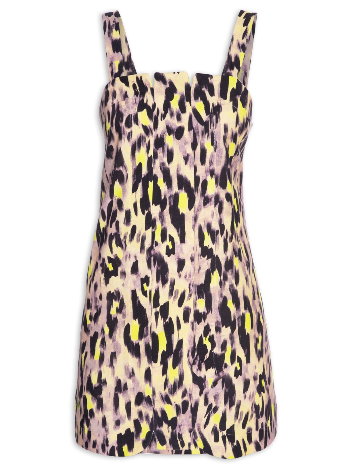 Vestido Estampado Onça Brush Lima - Animal Print