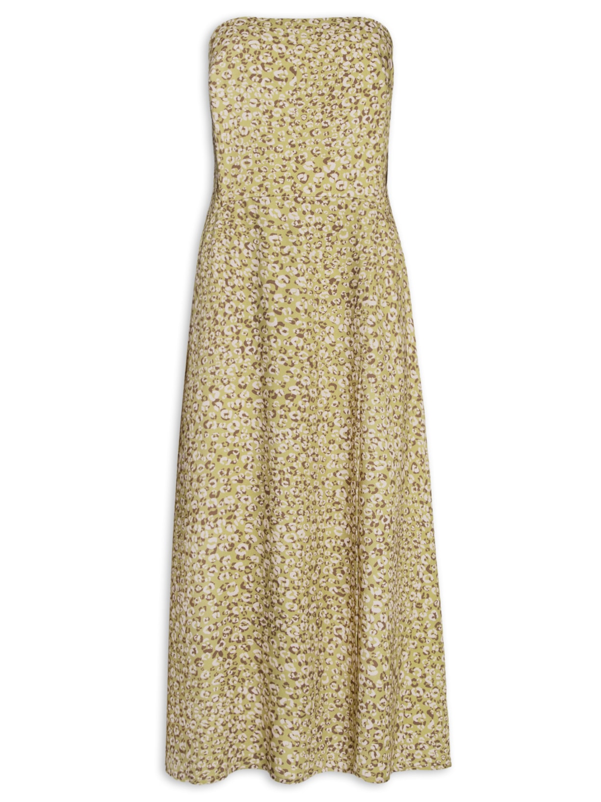 Vestido Estampado Onça Duo Oasis - Verde