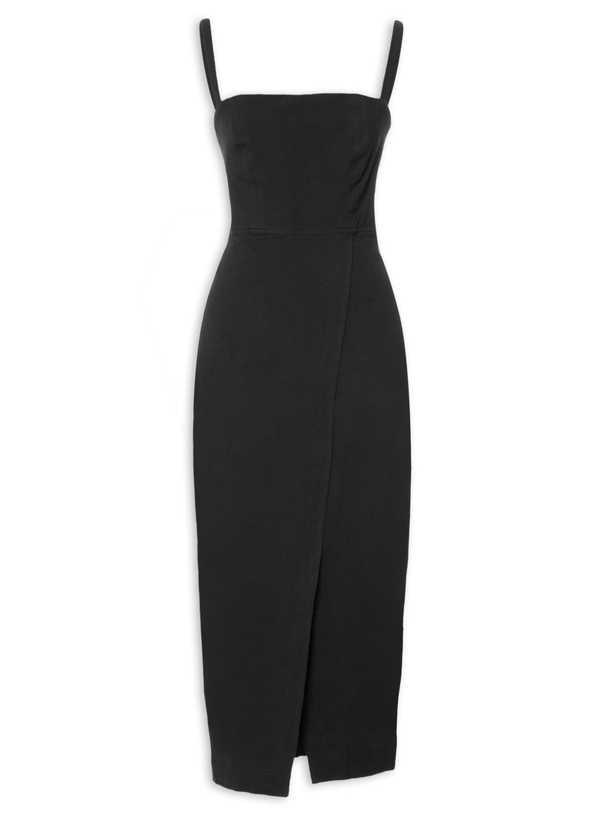 Vestido Estruturado Basic - Preto