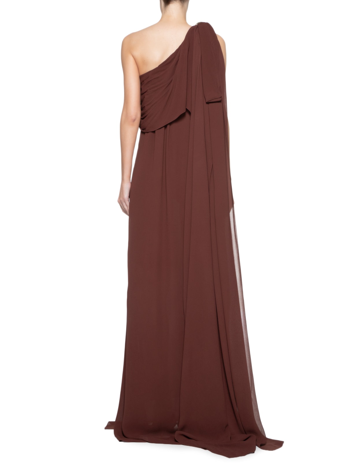 Vestido Faixas Marrom  Animale