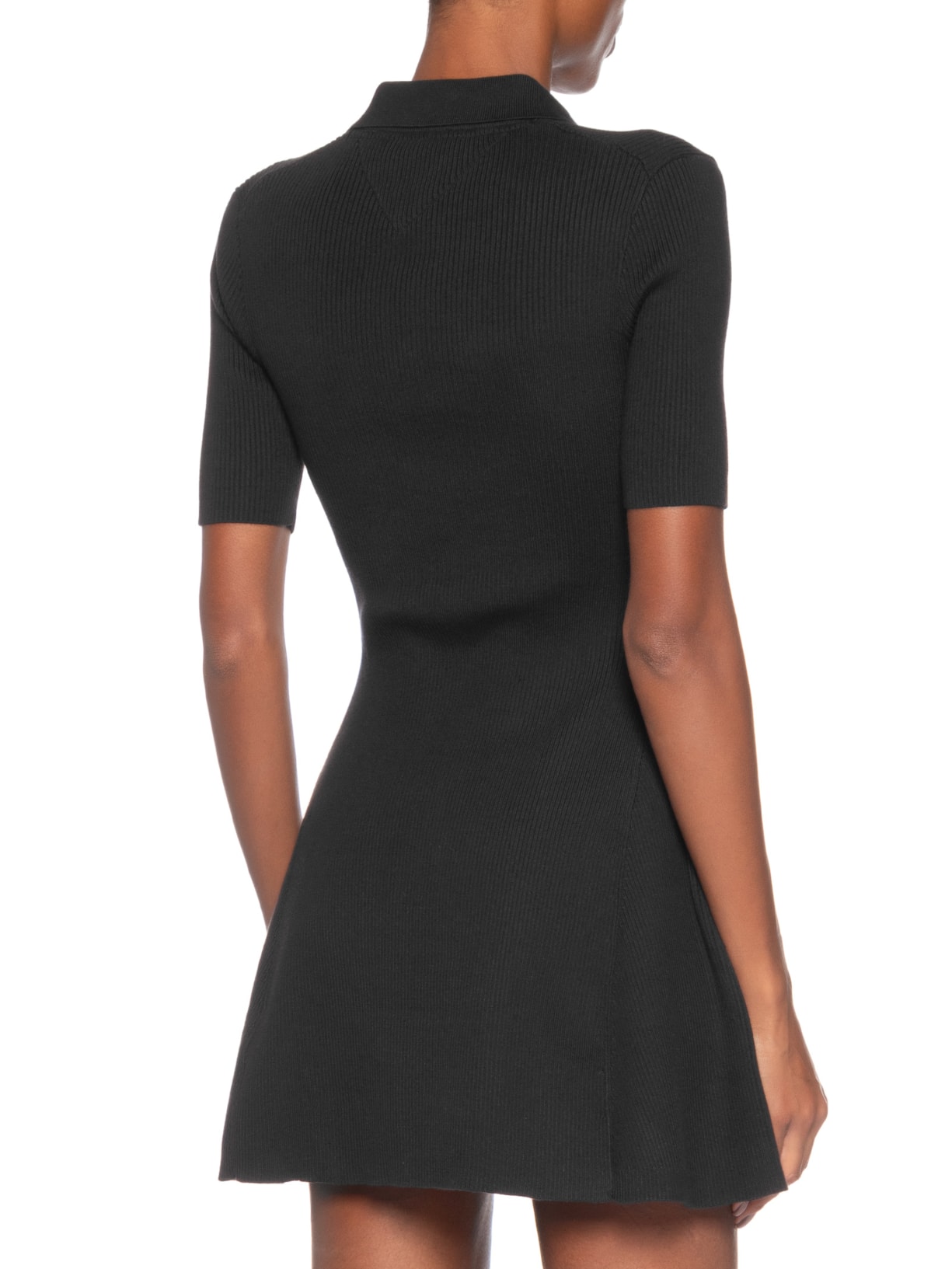 Vestido F&F Sweater Polo Preto Tommy Jeans