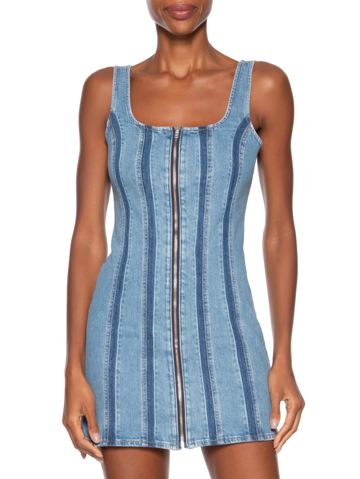 Vestido Feminino Seamed Zip Azul Levi's