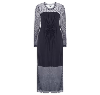 Vestido Feminino Tule Didi - Azul