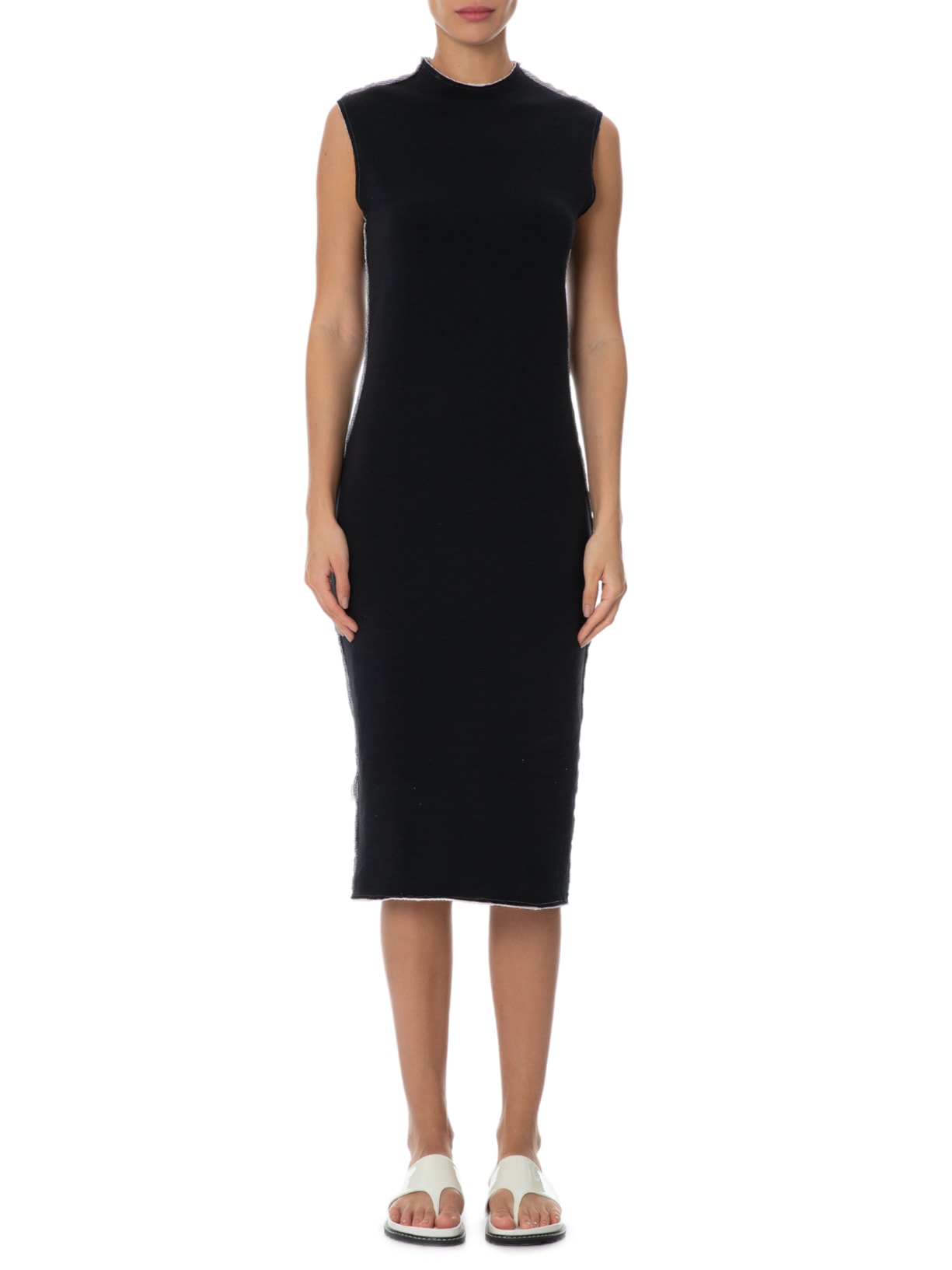 Vestido Fit Double Face Rug Cinza Osklen