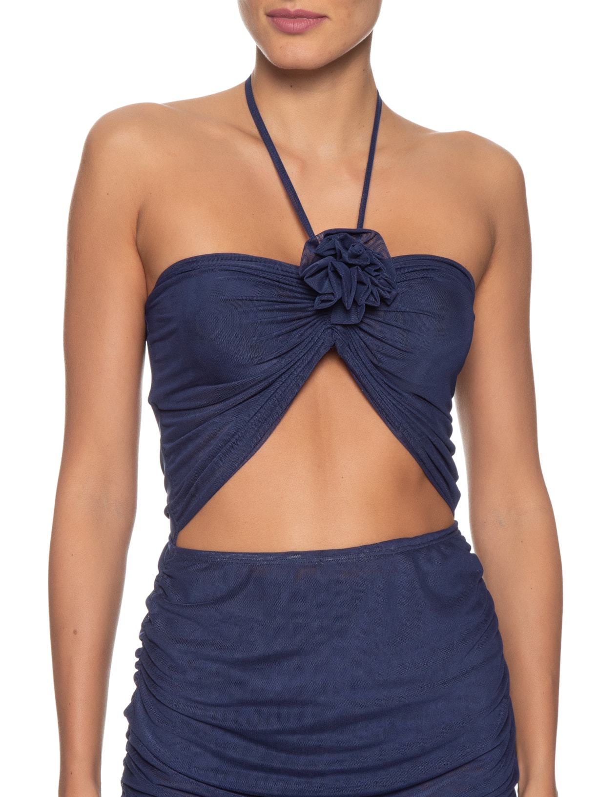 Vestido Flor Azul Sol Brand