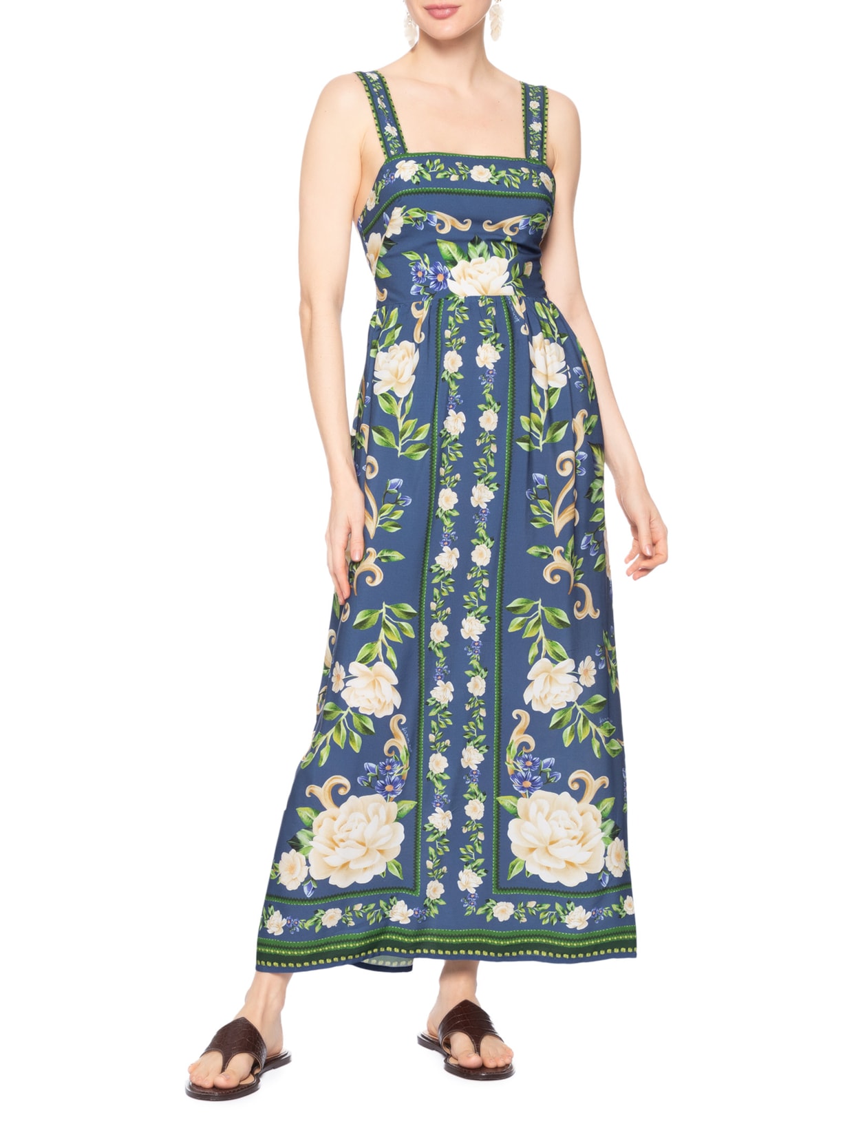Vestido Flor Celeste – Azul Farm