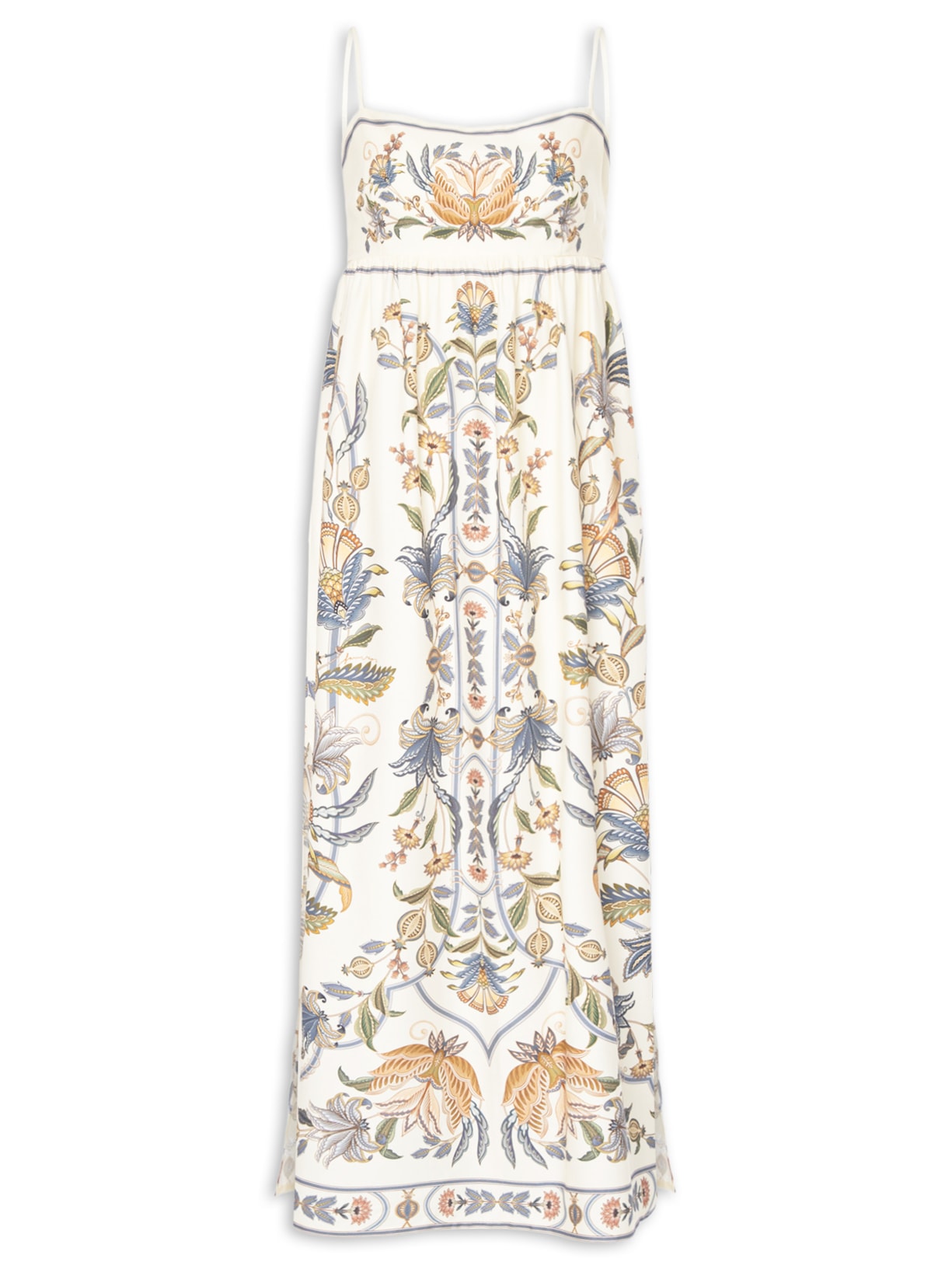Vestido Flor Do Deserto Off White Farm