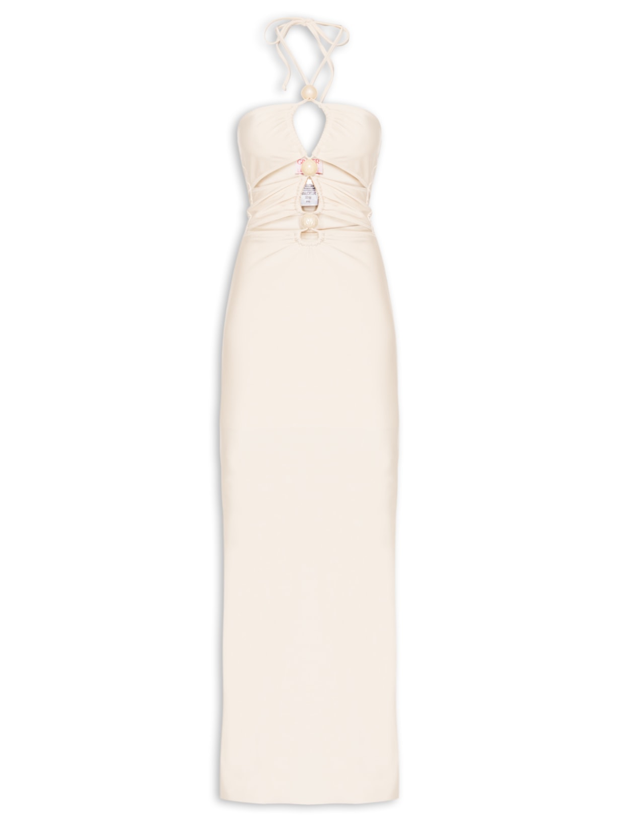 Vestido Flora Pérolas Branco La Sirène