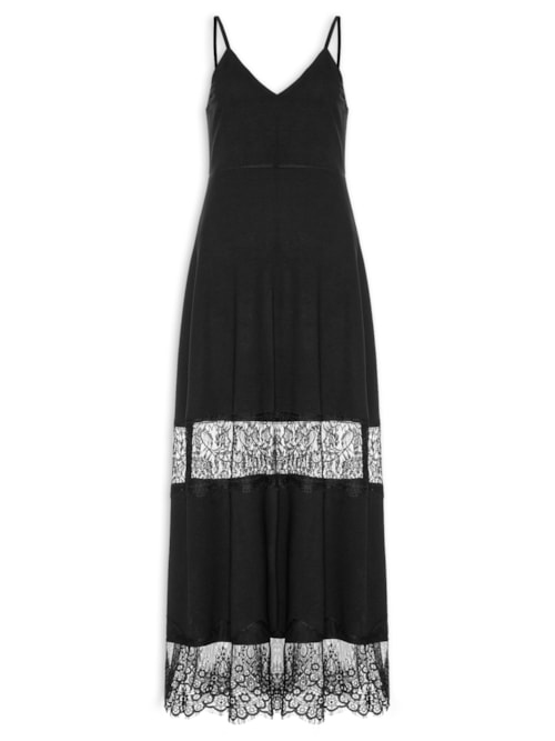 Vestido Flora - Preto