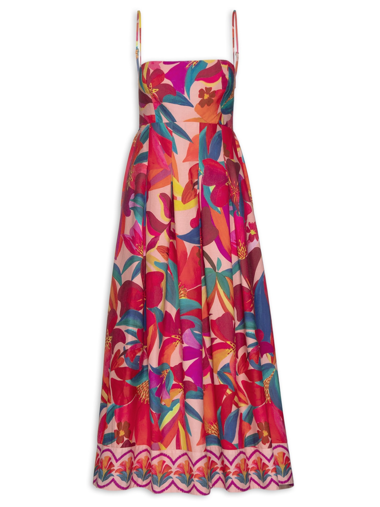 Vestido Floral Erika - Rosa