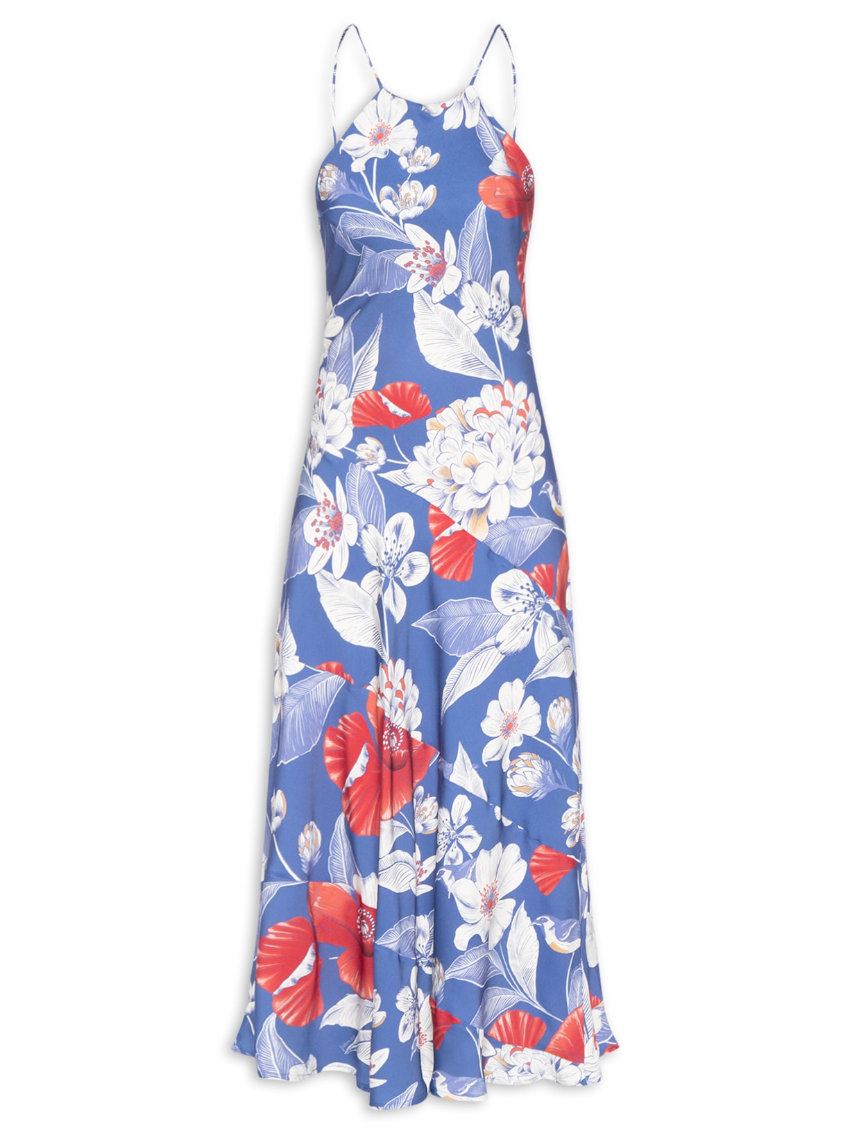 Vestido Floral Vera - Azul