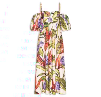 Vestido Florarte - Verde