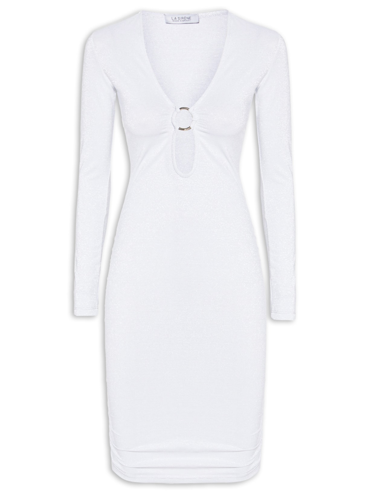 Vestido Flow Luréx Prateado Shop2gether + La Sirène