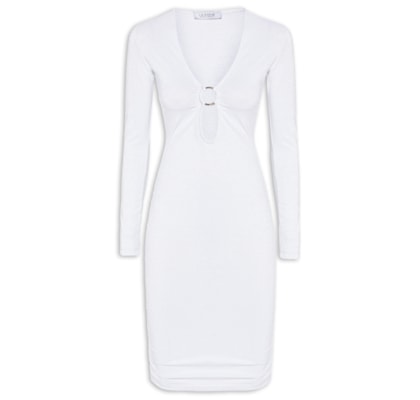 Vestido Flow Luréx - Prateado