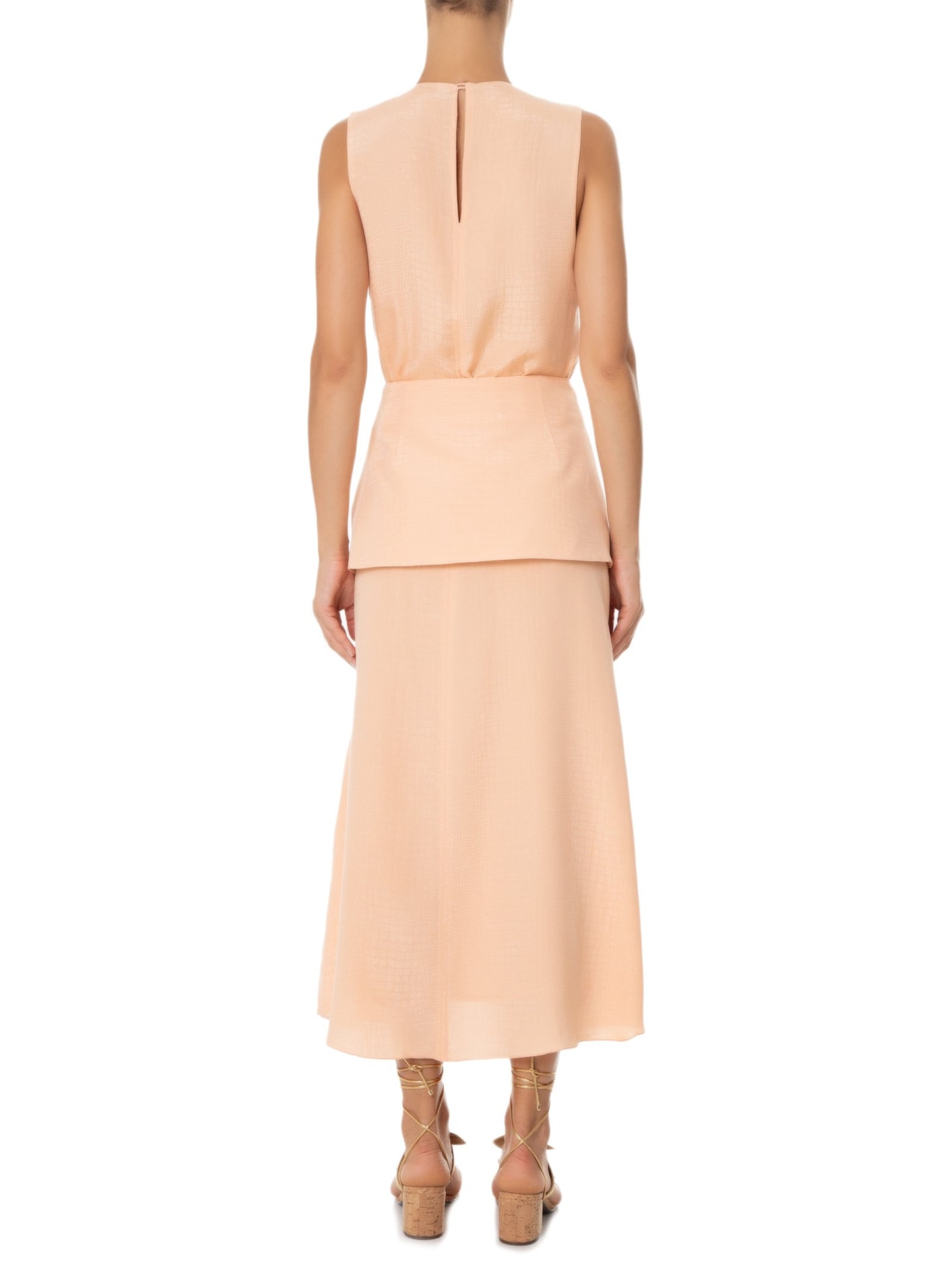 Vestido Fran Rosê Gold Rosa Animale