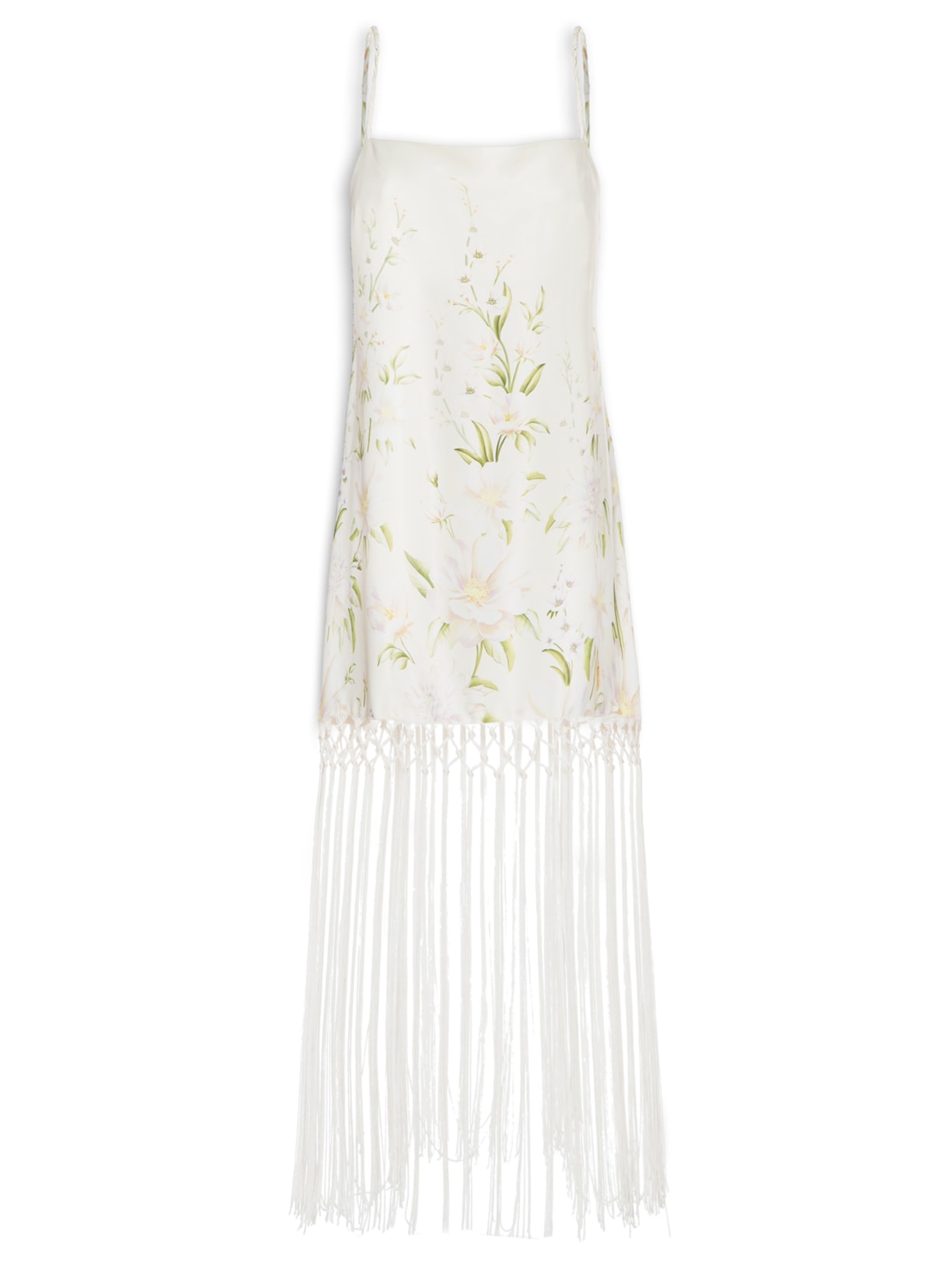 Vestido Franjas Gabrielle Off White Farm