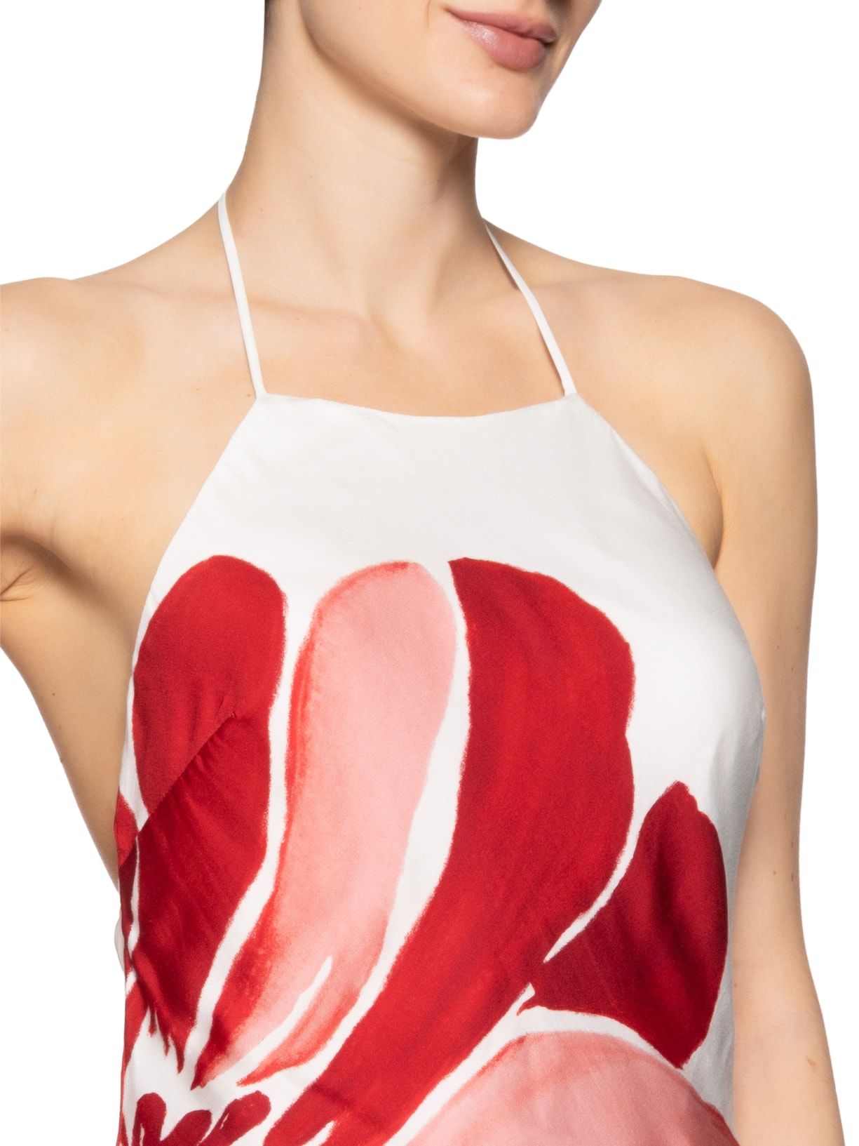 Vestido Frente Única Jardim de Amo – Vermelho Farm