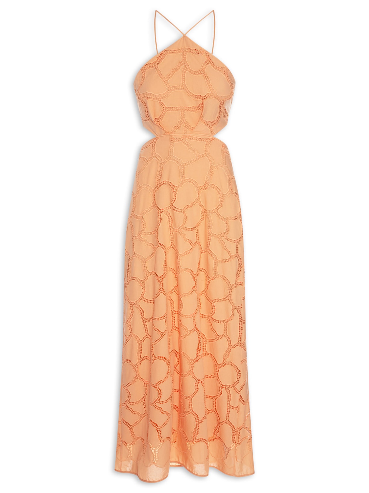 Vestido Frente única - Laranja