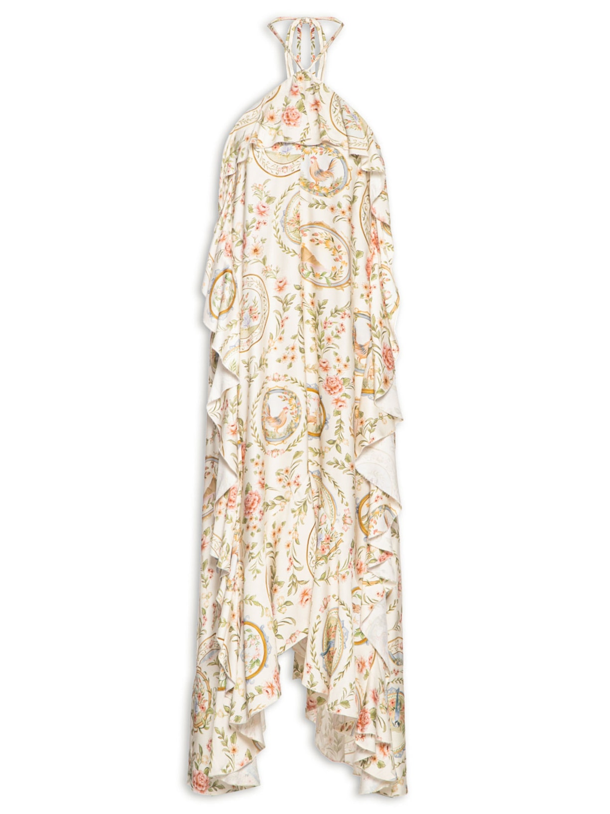 Vestido Frente Única Relicário - Bege