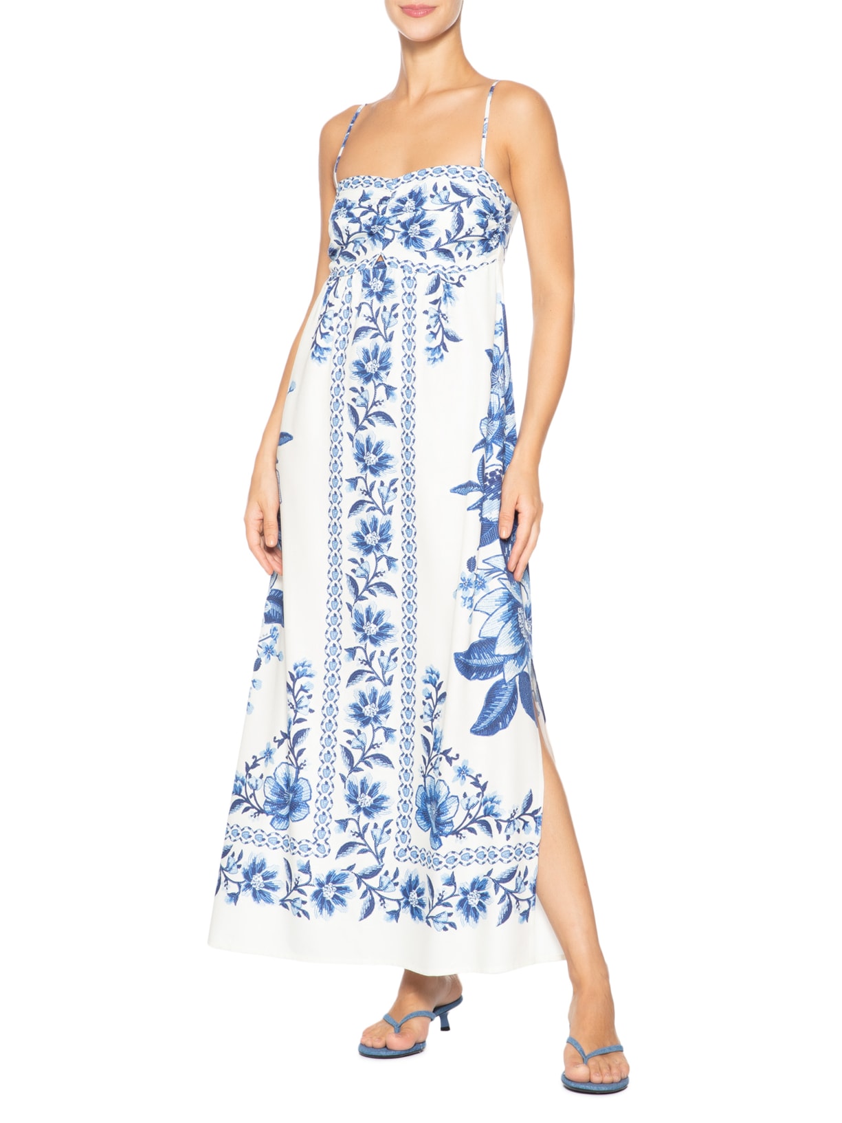 Vestido Fruta De Verão Branco Farm