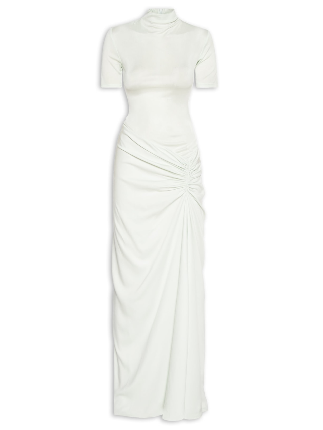 Vestido Fusion Ruched Tee Gown Verde Christopher Esber