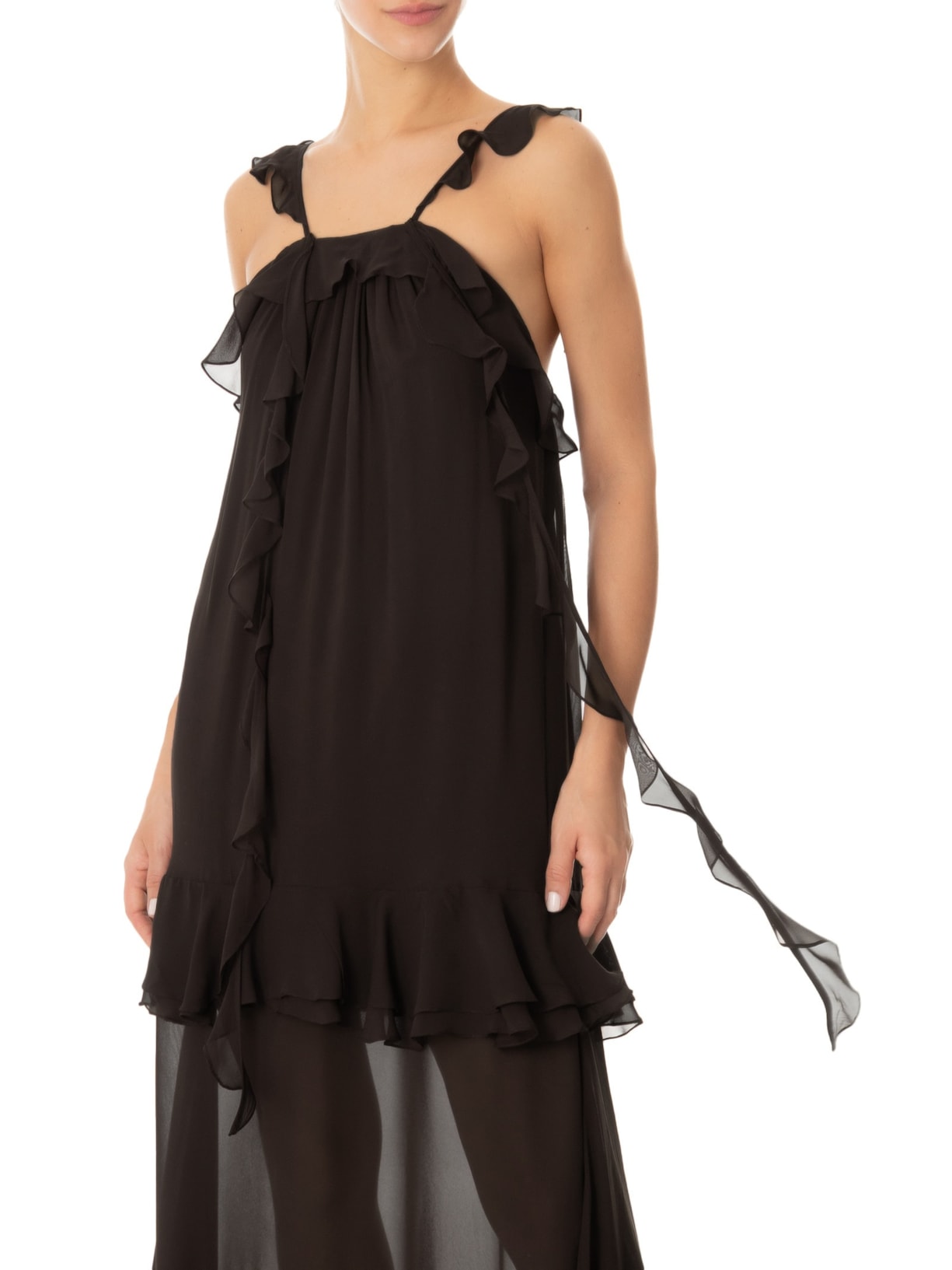 Vestido Gaia Midi Marrom Bo.bô