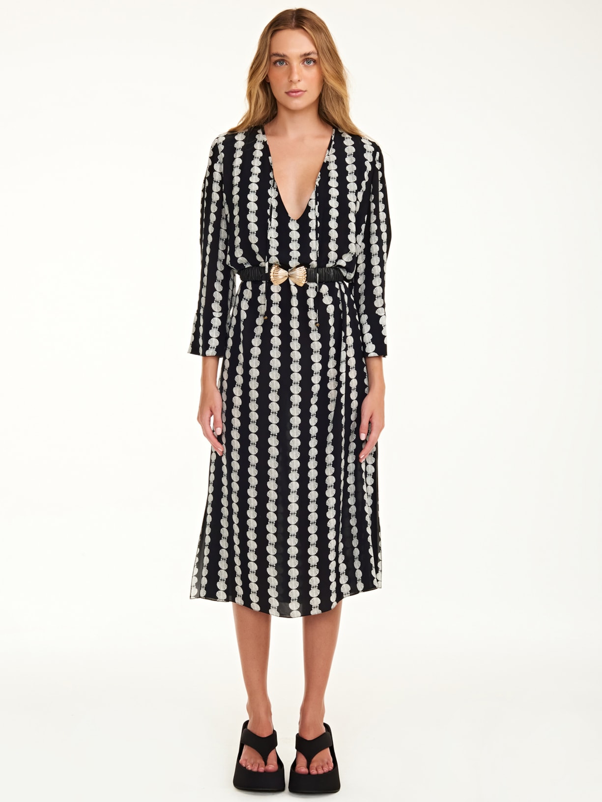 Vestido Galapagos Preto Triya + Nv