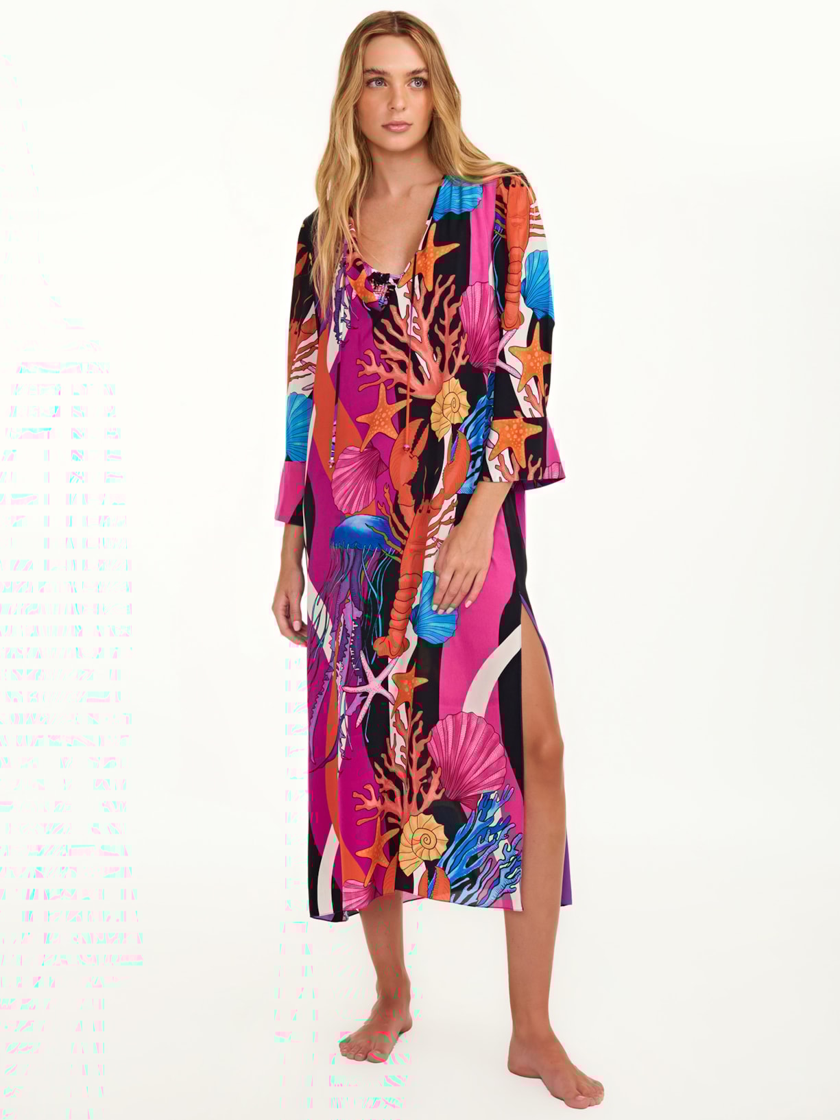 Vestido Galapagos Roxo Triya + Nv