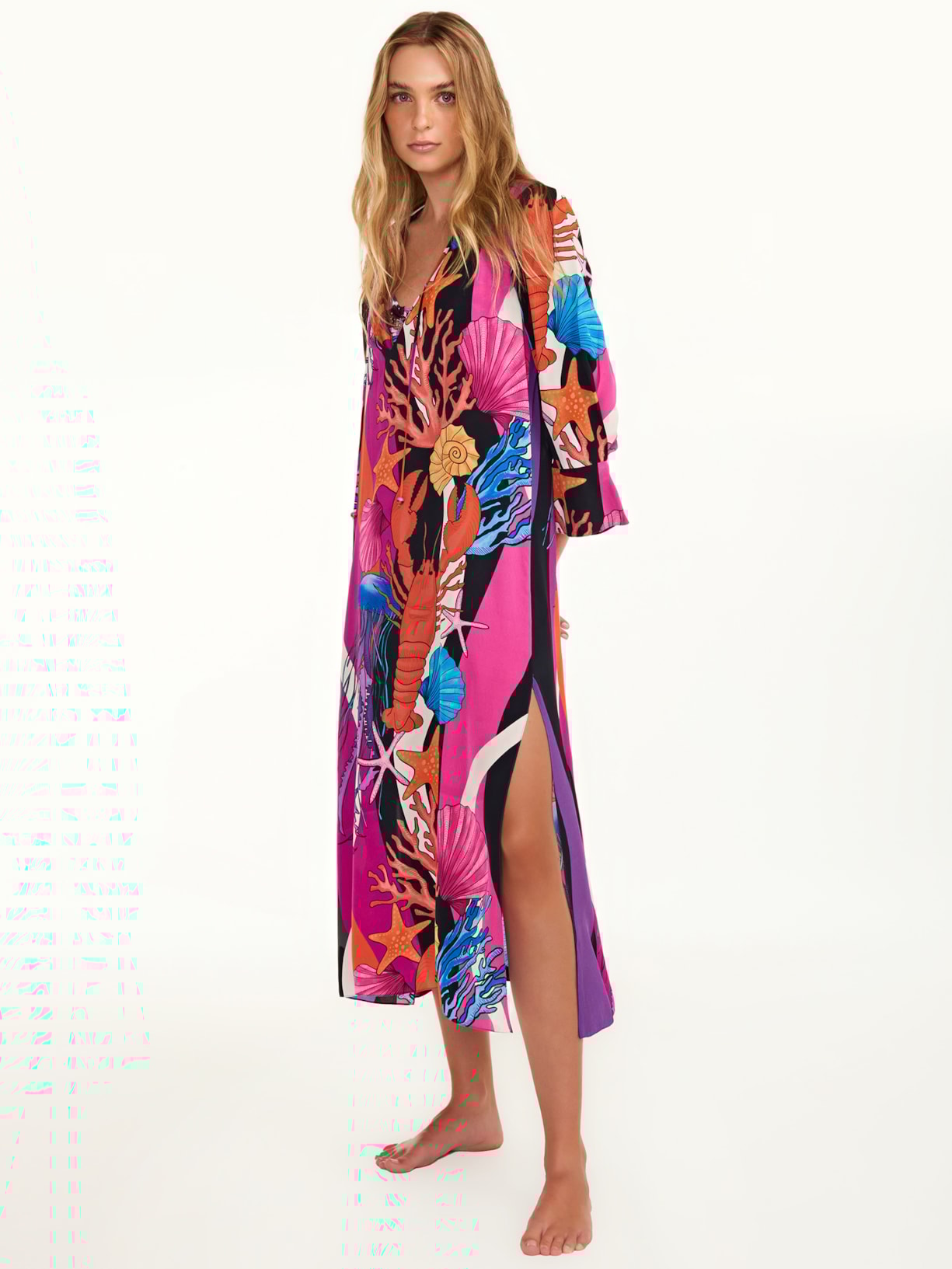 Vestido Galapagos Roxo Triya + Nv