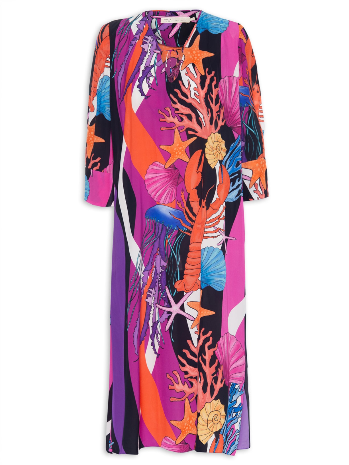 Vestido Galapagos Roxo Triya + Nv