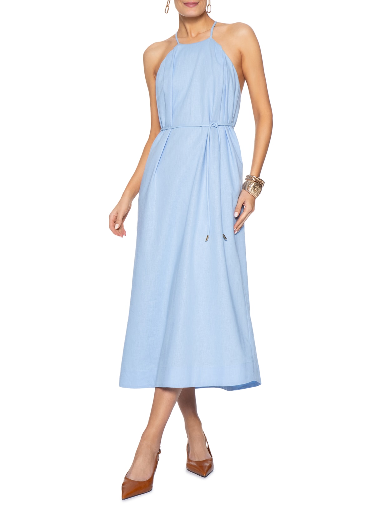 Vestido Genevive Azul Le Lis