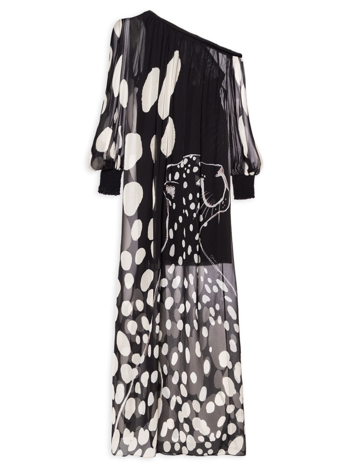 Vestido Georgia 2 Mangas - Preto