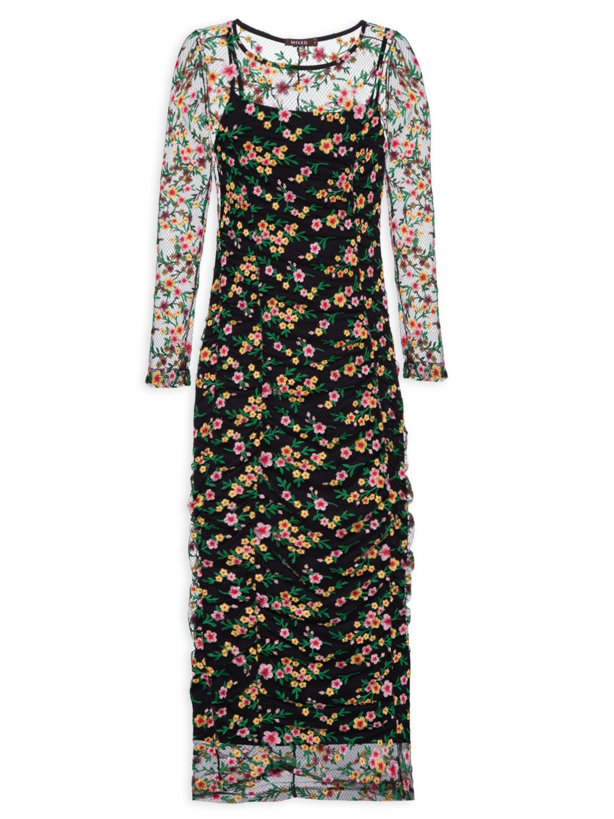 Vestido Giardino Notte - Preto