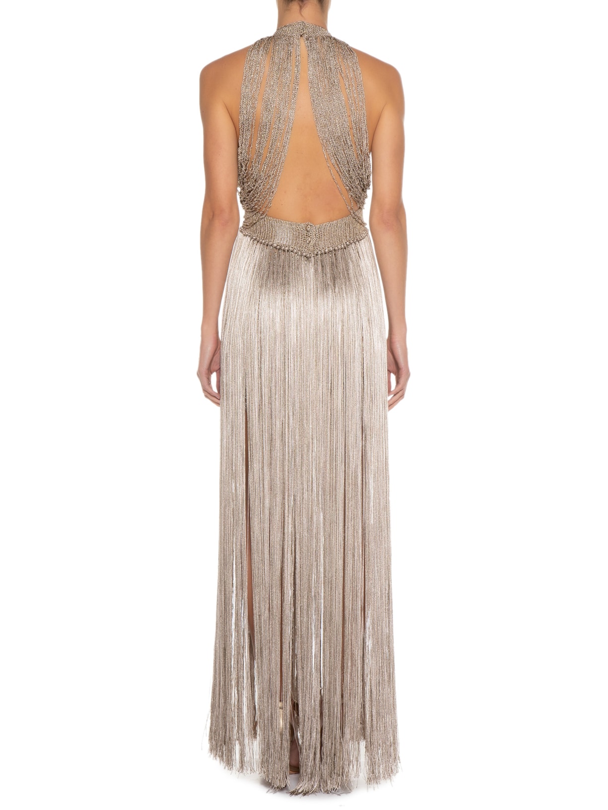 Vestido Gigi Dress Dourado Andrea Almeida